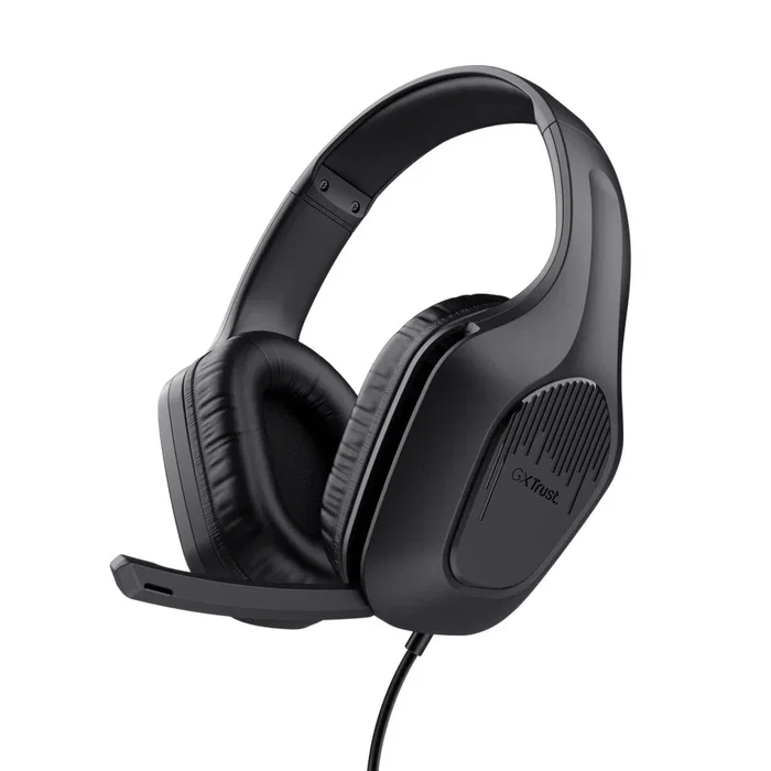 Trust GXT 417 Zirox Auriculares Gaming Diadema Negro con Micrófono Boom Alámbrico (Jack 3.5mm) para PC, PS4, PS5, Xbox Series X/S, Nintendo Switch