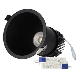 Downlight LED 30W 90Lm/W UGR<15 CRI >95 3000ºK Driver Lifud 50.000H