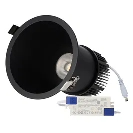 Downlight LED 30W 90Lm/W UGR<15 CRI >95 3000ºK Driver Lifud 50.000H