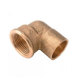 Metalgrup Codo Hembra 90° 1/2" x 15 mm Latón