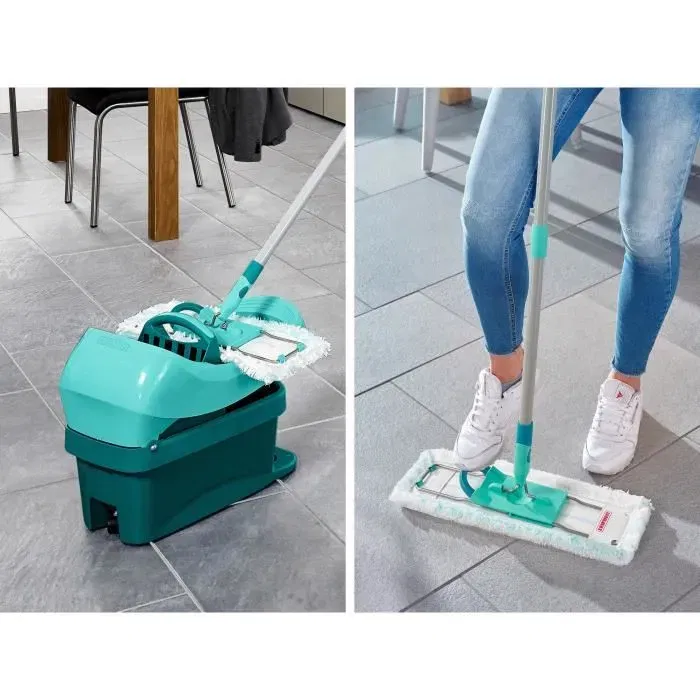 Leifheit Conjunto PROFI con ruedas, cubierta micro duo, ancho de limpieza 42 cm