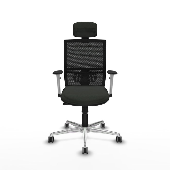 PIQUERAS Y CRESPO Silla de oficina Yunquera con mecanismo Sincro/Traslack, Tela Negra PIQUERAS Y CRESPO Silla de oficina Yunquera con mecanismo Sincro/Traslack, Tela Negra