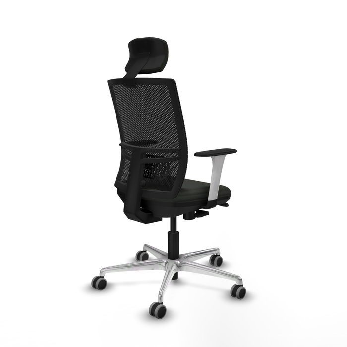PIQUERAS Y CRESPO Silla de oficina Yunquera con mecanismo Sincro/Traslack, Tela Negra PIQUERAS Y CRESPO Silla de oficina Yunquera con mecanismo Sincro/Traslack, Tela Negra