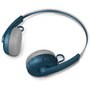 Philips TAH2000TL Auriculares Inalámbricos con Micrófono, Azul, Estilo Retro