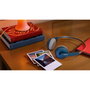 Philips TAH2000TL Auriculares Inalámbricos con Micrófono, Azul, Estilo Retro