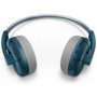 Philips TAH2000TL Auriculares Inalámbricos con Micrófono, Azul, Estilo Retro
