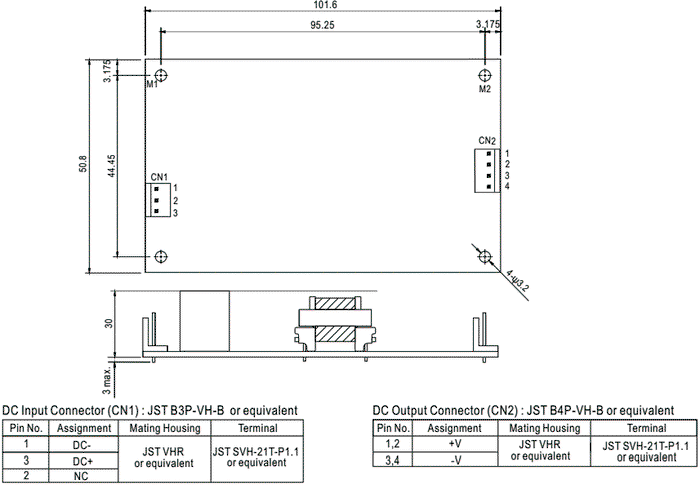 MEAN WELL PSD-30B-5 Convertidor DC/DC 25W 5VDC 5A MEAN WELL PSD-30B-5 Convertidor DC/DC 25W 5VDC 5A
