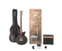 Pack de Guitarra Eléctrica Daytona Tipo Les Paul Negro