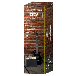 Pack de Guitarra Eléctrica Daytona Tipo Les Paul Negro