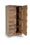 Giner y Colomer Armario de Madera de Mango Recuperada 180x90x50 cm