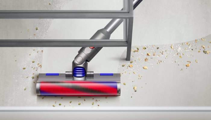 Dyson V12 Origin Aspiradora escoba 2 en 1, Níquel