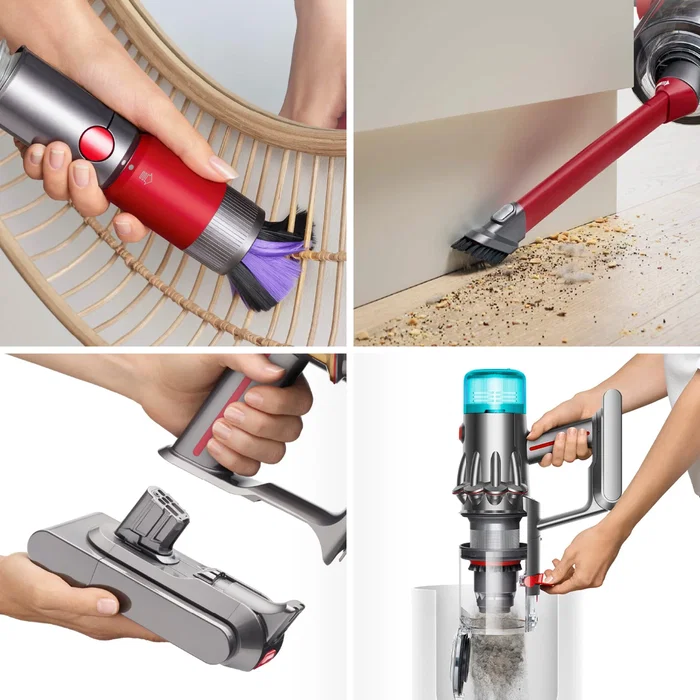 Dyson V12 Origin Aspiradora escoba 2 en 1 Níquel