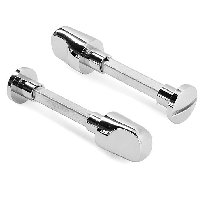 BYP Muletilla Desbloqueo 953 Cromo Brillo, Cromo Satinado, Latón Pulido, Níquel Satinado, Negro Mate, Latón Satinado, Cuero