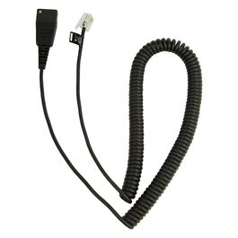 Jabra 8800-01-37 Cable Espiral QD a RJ10 para Lucent y Cisco