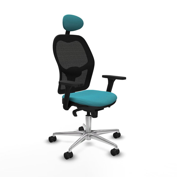 PIQUERAS Y CRESPO Silla de oficina Jorquera Turquesa y Negro PIQUERAS Y CRESPO Silla de oficina Jorquera Turquesa y Negro
