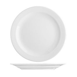 G.BENEDIKT PRAGA Plato llano de vajilla, blanco, diametro 26 cm (Set de 6)