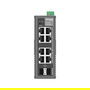 TP-Link Omada IES208G Switch Industrial Gestionado Gigabit 8 Puertos (6xRJ-45 + 2xSFP), Montaje en Riel DIN o Pared