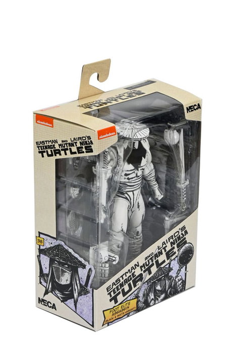 Teenage Mutant Ninja Turtles Figura Foot Assassin Black and White 18 cm Teenage Mutant Ninja Turtles Figura Foot Assassin Black and White 18 cm