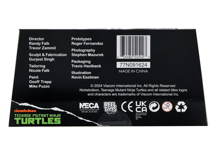 Teenage Mutant Ninja Turtles Figura Foot Assassin Black and White 18 cm Teenage Mutant Ninja Turtles Figura Foot Assassin Black and White 18 cm