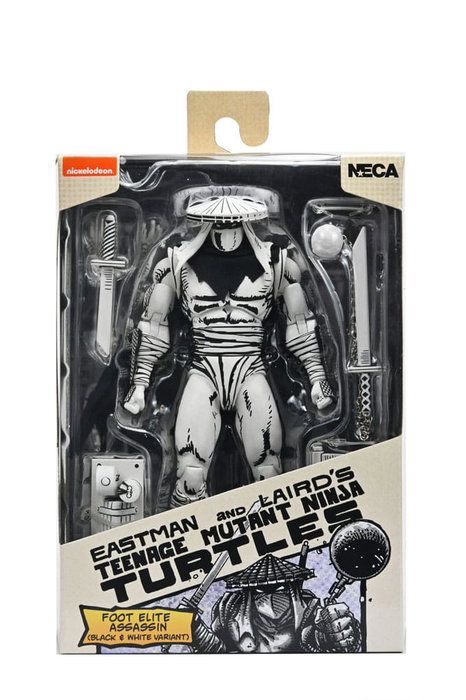 Teenage Mutant Ninja Turtles Figura Foot Assassin Black and White 18 cm Teenage Mutant Ninja Turtles Figura Foot Assassin Black and White 18 cm