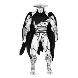 Teenage Mutant Ninja Turtles Figura Foot Assassin Black and White 18 cm