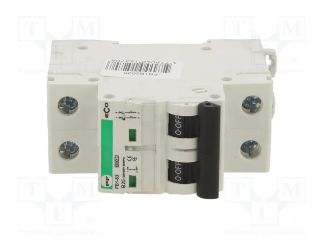 Promfactor Baltic Interruptor magnetotérmico ECO 25A 2 polos Promfactor Baltic Interruptor magnetotérmico ECO 25A 2 polos