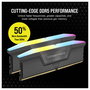 Corsair Vengeance RGB CMH32GX5M2B6400Z32 Kit RAM DDR5 32GB (2x16GB) 6400MHz CL32 Negro con iluminación RGB