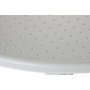 DKD Home Decor Mesa de Metal y Polipropileno Reciclado Gris 80x80x75