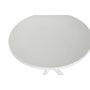 DKD Home Decor Mesa de Metal y Polipropileno Reciclado Gris 80x80x75