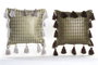 DKD Home Decor Cojines de Poliéster con Flecos 45x10x45 cm Surtido de 2