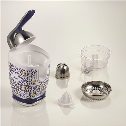 Ariete 413 Capri Exprimidor Retro Metal Cromado Mango Presión