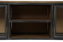 DKD Home Decor Mueble TV Madera y Metal Natural 137x40x55 cm