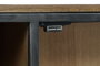 DKD Home Decor Mueble TV Madera y Metal Natural 137x40x55 cm