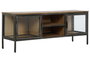 DKD Home Decor Mueble TV Madera y Metal Natural 137x40x55 cm