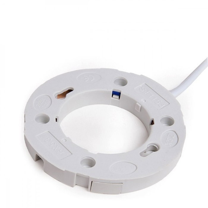 Portalámparas Cerámico GX53 con Cable 300mm 180°C Portalámparas Cerámico GX53 con Cable 300mm 180°C