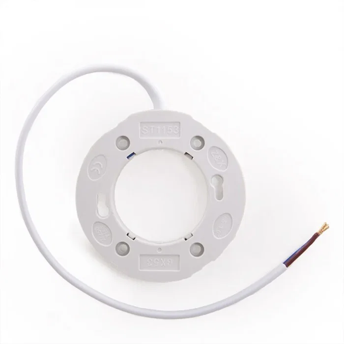 Portalámparas Cerámico GX53 Cable 300mm 180°C Portalámparas Cerámico GX53 Cable 300mm 180°C