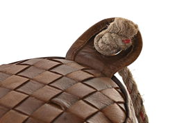 DKD Home Decor Sujetapuertas Vintage Marron Natural 20x20x20 cm (2 Unidades)