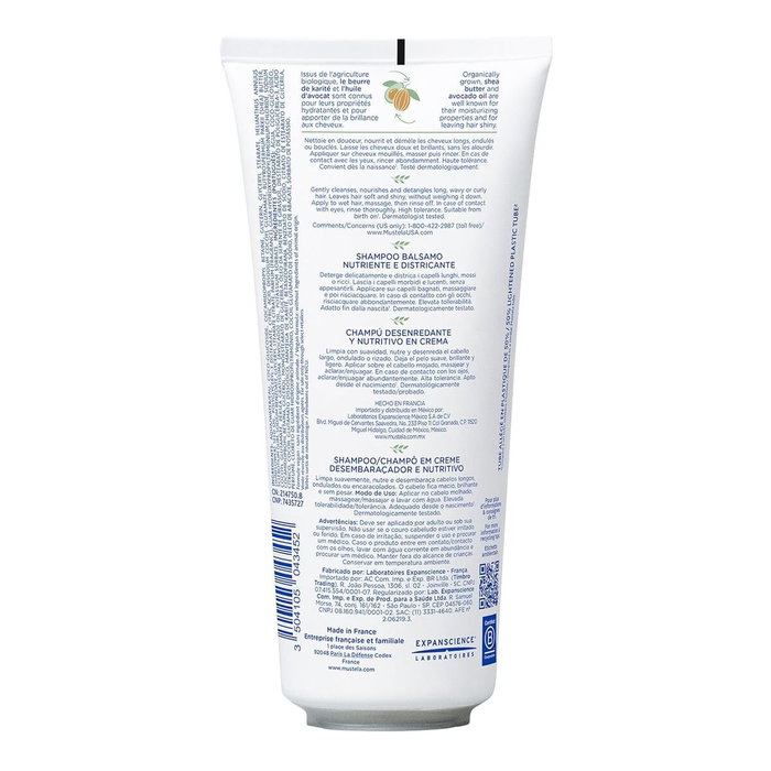 Mustela Champú Desenredante y Nutritivo en Crema 200 ml Mustela Champú Desenredante y Nutritivo en Crema 200 ml