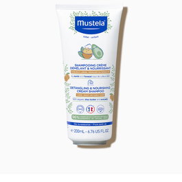 Mustela, Manteca de karité y aguacate, Champú para el cabello, Desenredar & alisar, 200 ml