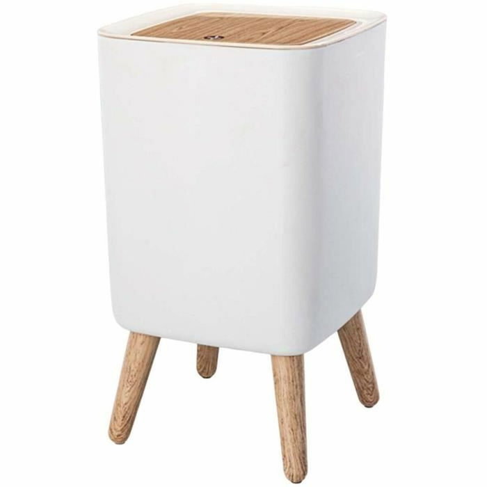 Kitchen Move Papelera de Baño MALMO SQUARE 10L Madera de Diseño Kitchen Move Papelera de Baño MALMO SQUARE 10L Madera de Diseño