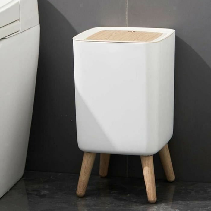 Kitchen Move Papelera de Baño MALMO SQUARE 10L Madera de Diseño Kitchen Move Papelera de Baño MALMO SQUARE 10L Madera de Diseño