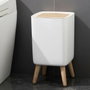 Kitchen Move Papelera de Baño MALMO SQUARE 10L Madera de Diseño