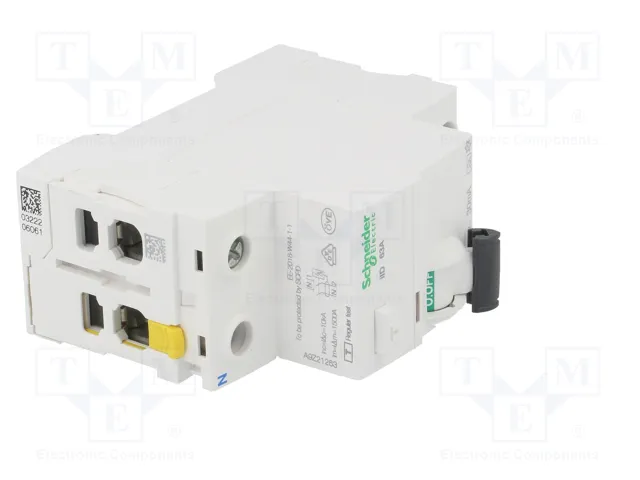 SCHNEIDER ELECTRIC ACTI9 iID Interruptor diferencial 63A 30mA 2 polos SCHNEIDER ELECTRIC ACTI9 iID Interruptor diferencial 63A 30mA 2 polos
