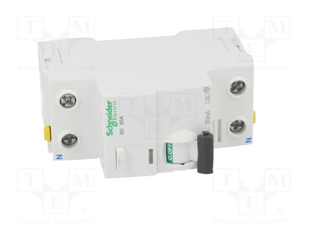 SCHNEIDER ELECTRIC ACTI9 iID Interruptor diferencial 63A 30mA 2 polos SCHNEIDER ELECTRIC ACTI9 iID Interruptor diferencial 63A 30mA 2 polos