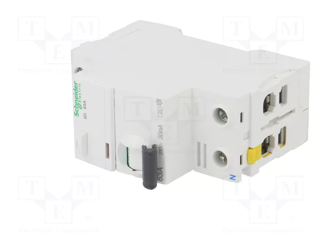 SCHNEIDER ELECTRIC ACTI9 iID Interruptor diferencial 63A 30mA 2 polos SCHNEIDER ELECTRIC ACTI9 iID Interruptor diferencial 63A 30mA 2 polos