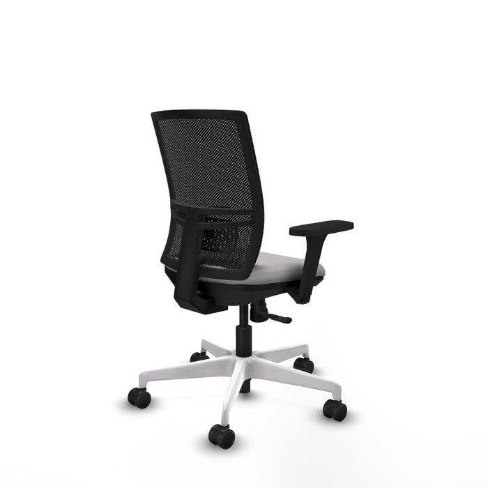 PIQUERAS Y CRESPO Silla de oficina Yunquera Gris con mecanismo Sincro