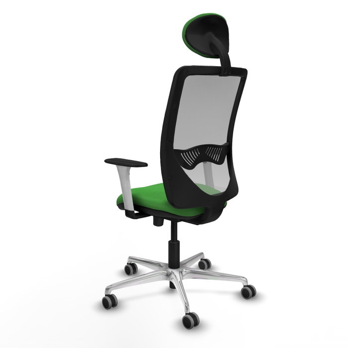 PIQUERAS Y CRESPO Silla de oficina Zulema Verde con Malla Gris