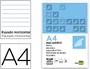 Liderpapel Recambio A4 120 Hojas 70gr Horizontal Sin Margen 4 Taladros Bandas 5 Colores