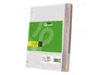 Liderpapel Recambio para carpeta A5 120 hojas 70 g/m², 4 taladros, sin márgenes, bandas de 5 colores, impresión horizontal