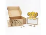 Wondee Lámpara de noche Simba personalizable de madera
